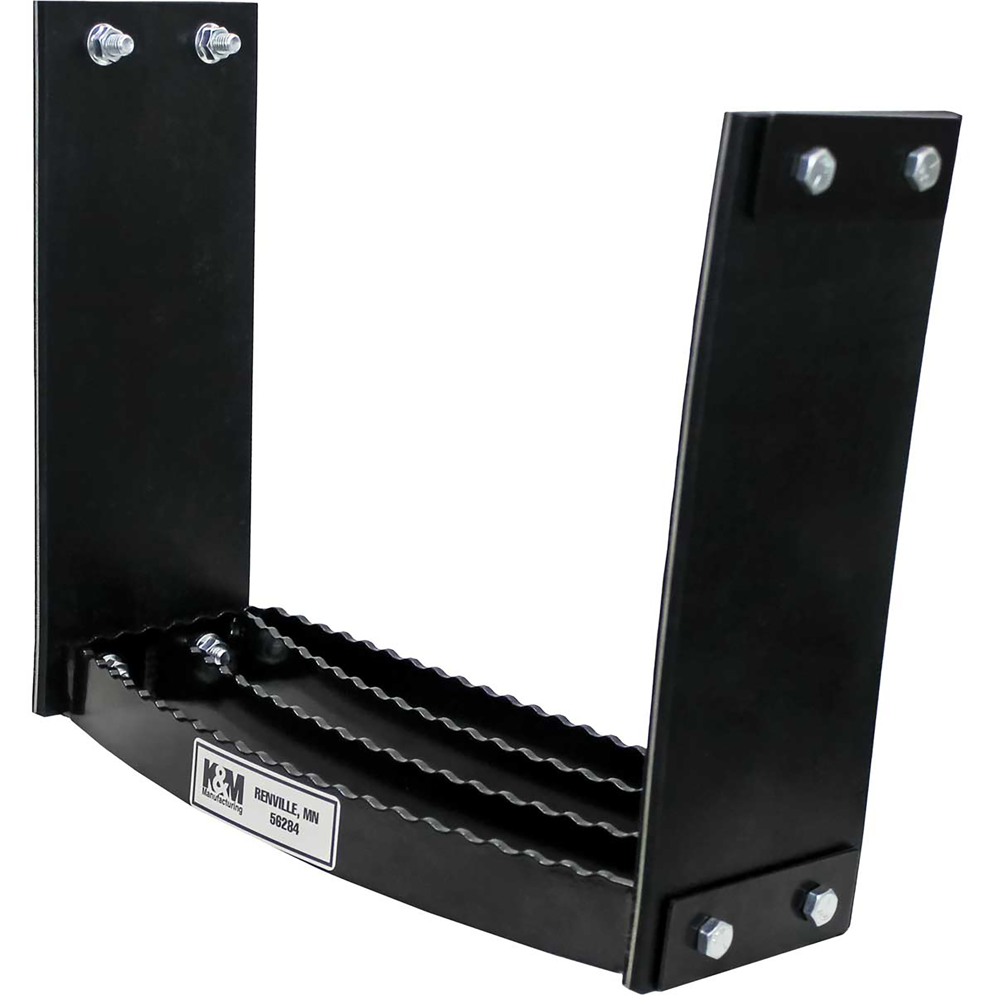 K & M, Bolt On Flex Step, Black, Model# 3455